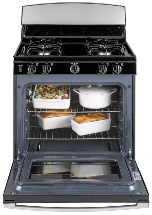 GE ADA 30" Stainless Steel Freestanding Gas Range - Image 3