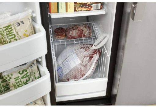 GE ENERGY STAR 25.3 Cu. Ft. Fingerprint Resistant Stainless Steel Side-By-Side Refrigerator - Image 12