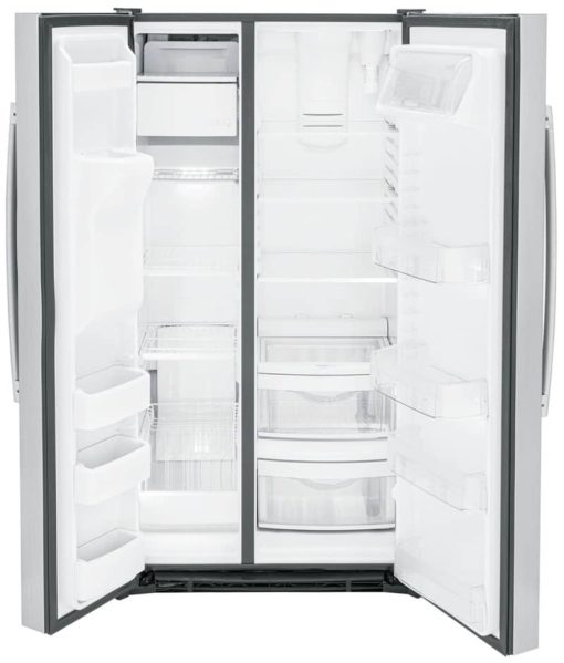 GE ENERGY STAR 25.3 Cu. Ft. Fingerprint Resistant Stainless Steel Side-By-Side Refrigerator - Image 2