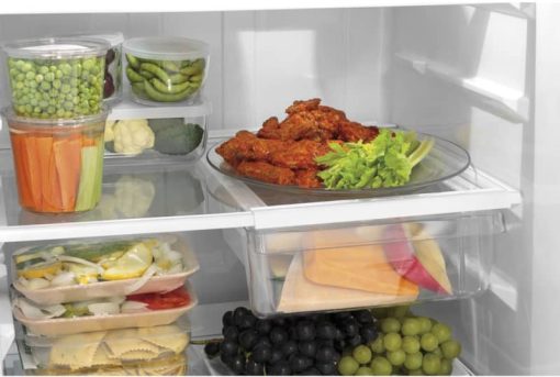 GE 17.5 Cu. Ft. Fingerprint Resistant Stainless Steel Garage Ready Top Freezer Refrigerator - Image 7