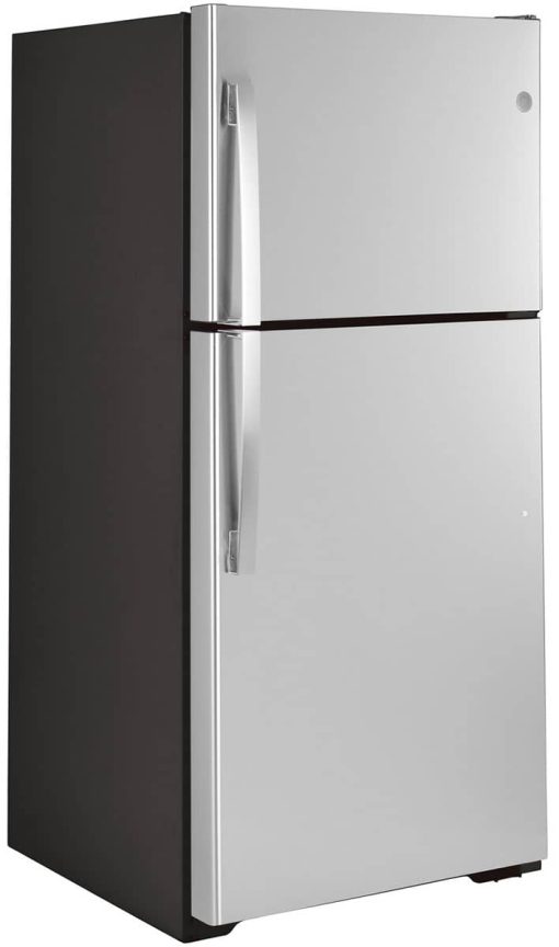 GE 19.2 Cu. Ft. Fingerprint Resistant Stainless Steel Garage Ready Top-Freezer Refrigerator - Image 4