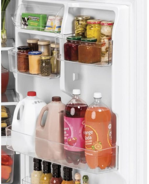 GE 21.9 Cu. Ft. Fingerprint Resistant Stainless Steel Garage Ready Top-Freezer Refrigerator - Image 7