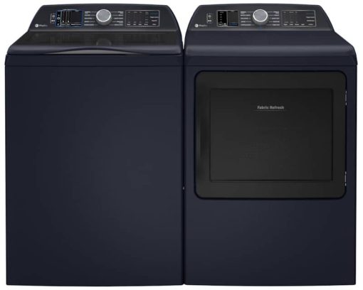 GE Profile 7.3 Cu. Ft. Sapphire Blue Smart Gas Dryer With Fabric Refresh - Image 6