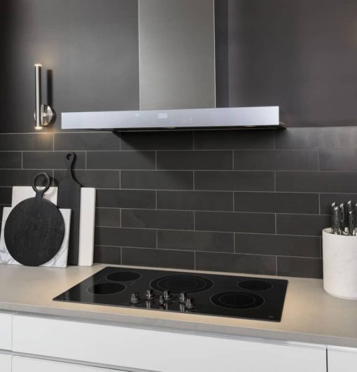 GE Profile ADA 36" Black Stainless Knob Control Electric Cooktop - Image 6