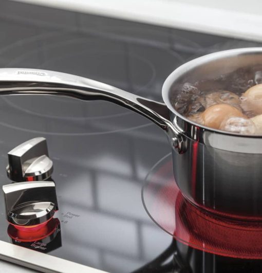 GE Profile ADA 36" Black Stainless Knob Control Electric Cooktop - Image 10