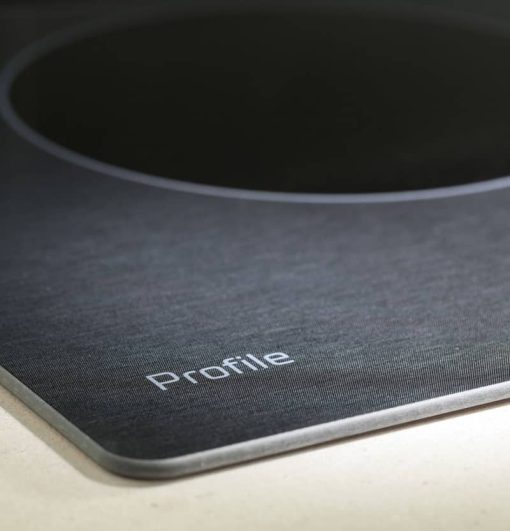 GE Profile ADA 36" Black Stainless Knob Control Electric Cooktop - Image 18