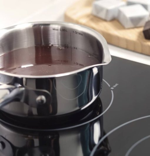 GE Profile ADA 36" Black Stainless Knob Control Electric Cooktop - Image 14