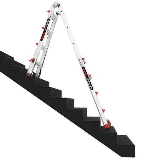 Revolution M17 Aluminum Type 1A 300lb Rated Telescoping Multi-Position Ladder with Ratchet Leg Leveler - Image 6