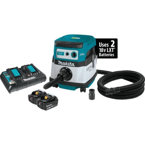 18V X2 LXT® Lithium-Ion (36V) Brushless Cordless 2.1 Gallon HEPA Filter Dry Dust Extractor Kit (5.0Ah)