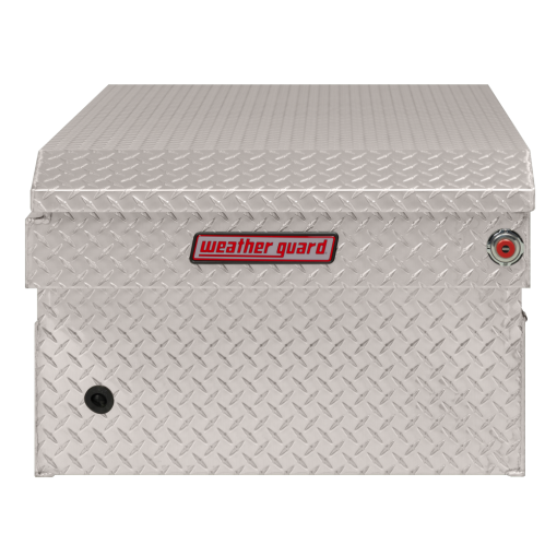 Weather Guard Saddle Truck Tool Box Aluminum Full Extra Wide Clear - Image 4