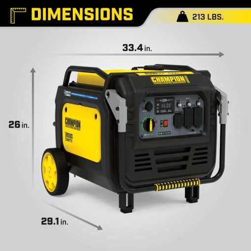 Champion 8500 Watt Portable Electric Start Inverter Generator with Quiet Technology and CO Shield - Image 3