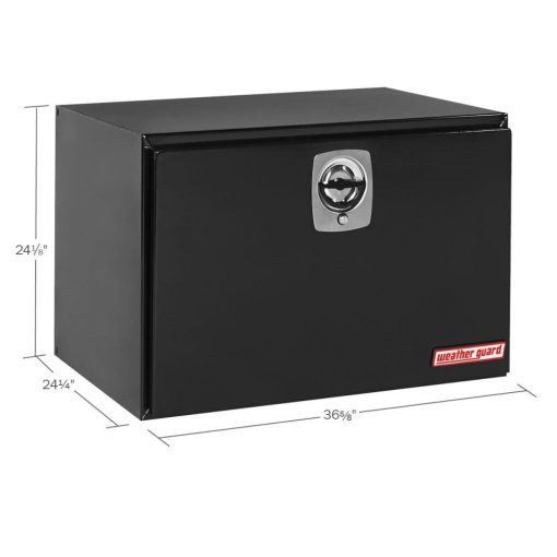 538-5-02 Jumbo Underbed Box - Steel - Black - Image 2