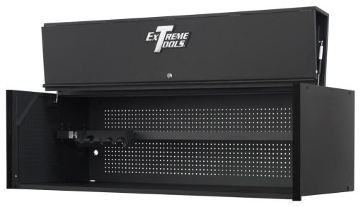 RX Series 72 In. x 30 In. Deep Hutch - Matte Black w/Black Handle, Power Tool Rack - Image 2