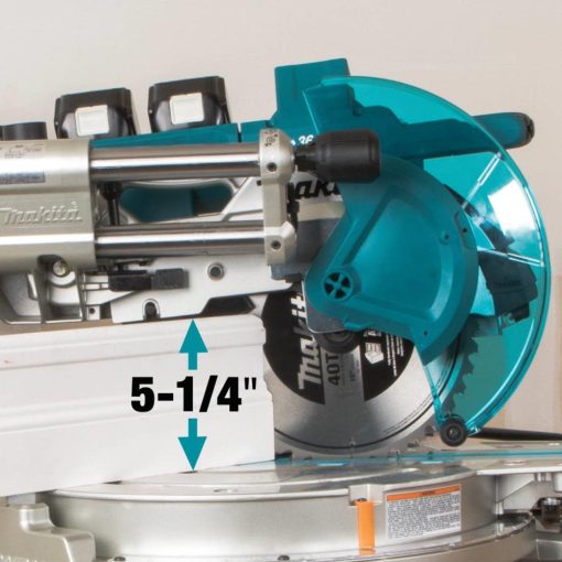Makita 36V (18V X2) LXT Compound Miter Saw Brushless 10" Dual Bevel Sliding with Laser Kit - Image 4