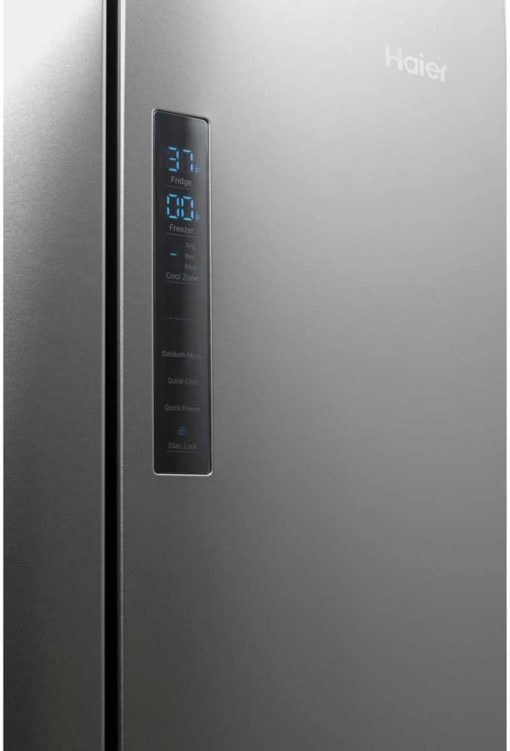 Haier 14.5 Cu. Ft. Fingerprint Resistant Stainless Steel 4 Door Refrigerator - Image 10