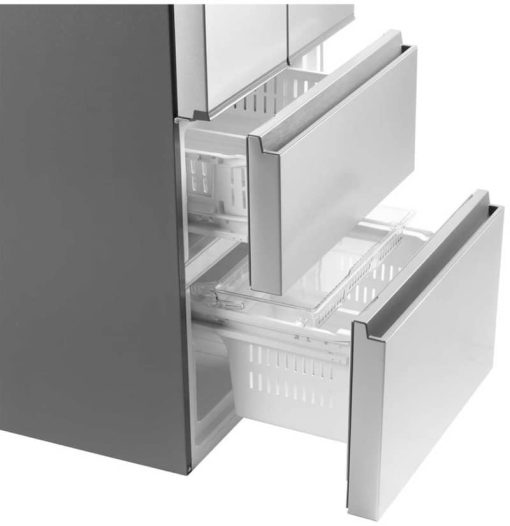 Haier 14.5 Cu. Ft. Fingerprint Resistant Stainless Steel 4 Door Refrigerator - Image 7
