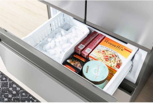 Haier 14.5 Cu. Ft. Fingerprint Resistant Stainless Steel 4 Door Refrigerator - Image 16