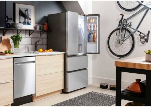 Haier 14.5 Cu. Ft. Fingerprint Resistant Stainless Steel 4 Door Refrigerator - Image 13