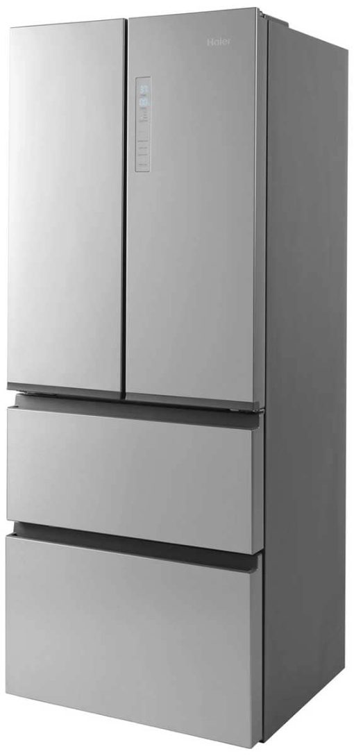 Haier 14.5 Cu. Ft. Fingerprint Resistant Stainless Steel 4 Door Refrigerator - Image 4