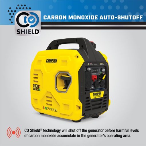 Champion 2500-Watt Ultralight Portable Dual Fuel Inverter Generator with CO Shield - Image 9