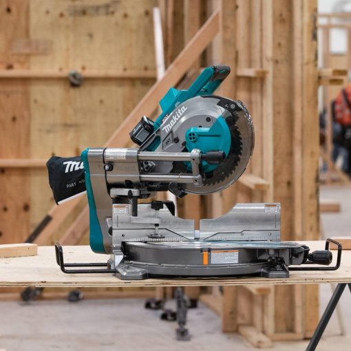 Makita 40V max XGT Dual Bevel Sliding Compound Miter Saw Kit 10" Brushless Cordless AWS Capable - Image 5