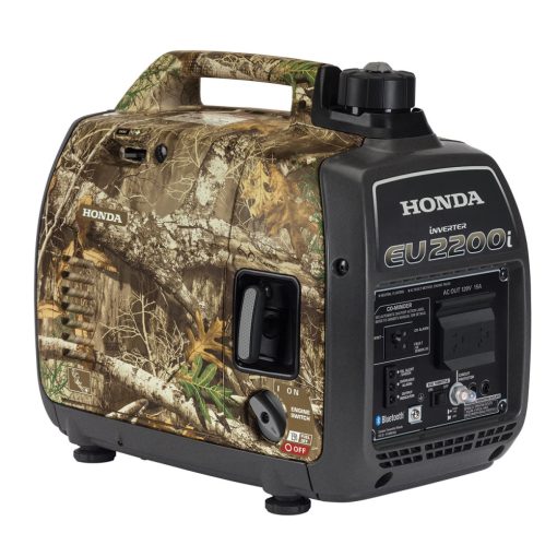 Honda Inverter Generator Gas Camo 121cc 2200W with CO Minder