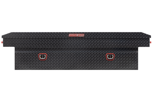 Weather Guard Saddle Truck Tool Box Aluminum Full Extra Wide - Image 3