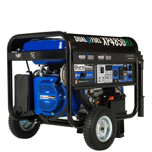 DuroMax Generator Dual Fuel Gas Propane Portable with CO Alert 4850 Watt - Image 2