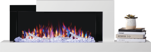 Stylus™ Wallmount Electric Fireplace with Shelf - Image 6