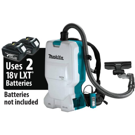 18V X2 LXT® Lithium-Ion (36V) Brushless Cordless 1.6 Gallon HEPA Filter Backpack Dry Vacuum, Bare Tool