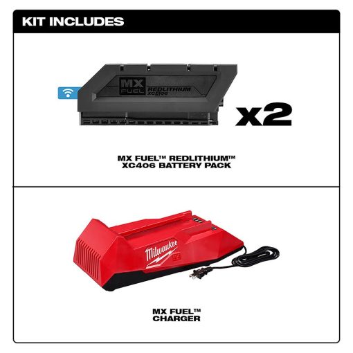 MX FUEL™ XC406 Battery/Charger Expansion Kit - Image 2
