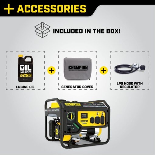 Champion Generator Dual Fuel Portable 3500 Watt - Image 3