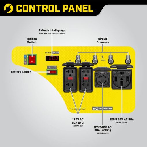 Champion 7500-Watt Portable Generator with Wireless Remote Start - Image 5