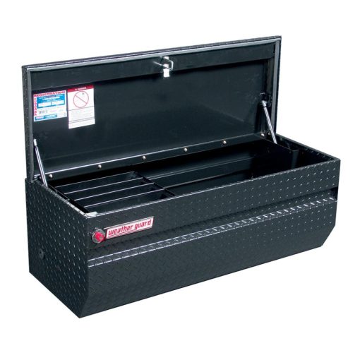 47-in x 20.25-in x 19.25-in Black Aluminum Universal Truck Tool Box - Image 3