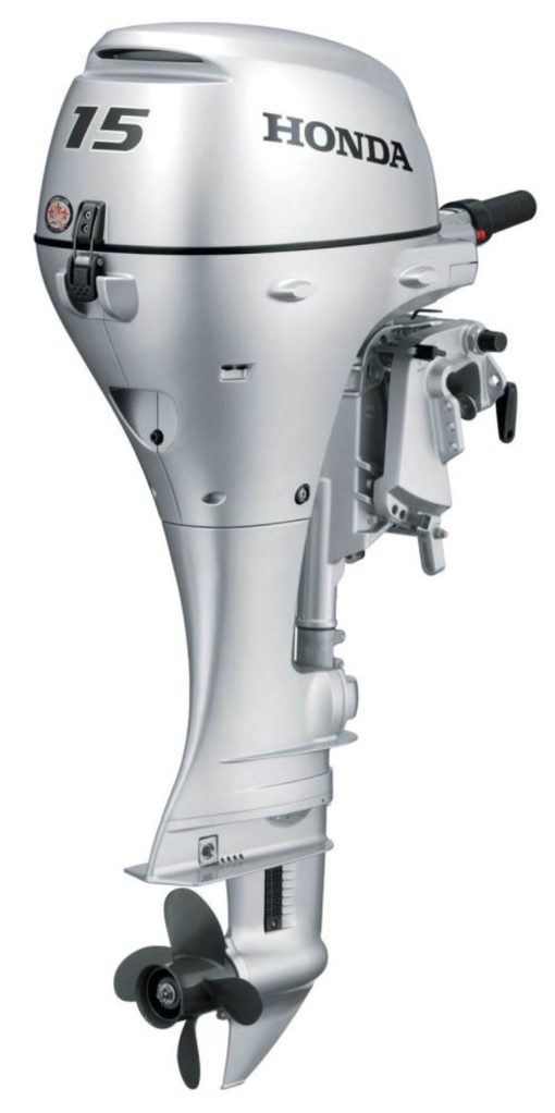 15 HP 4-Stroke Electric Start Outboard Motor with Throttle Grip