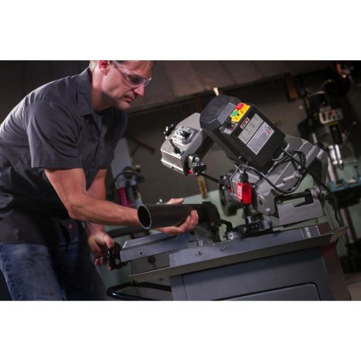 Variable Speed, Mitering 5" X 6" Horizontal Bandsaw, 0.5HP 115V - Image 4
