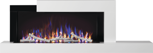 Stylus™ Wallmount Electric Fireplace with Shelf - Image 9