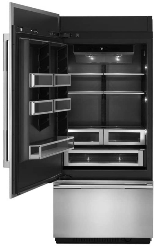 JennAir 36" Panel Ready Left-Hinge Built-In Bottom-Freezer Refrigerator - Image 2