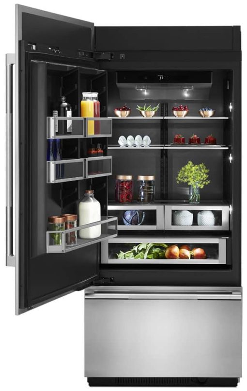 JennAir 36" Panel Ready Left-Hinge Built-In Bottom-Freezer Refrigerator - Image 3