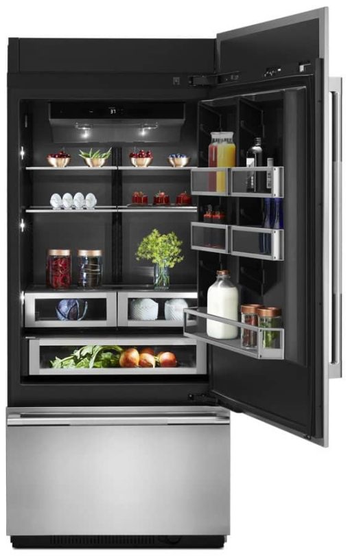 JennAir 36" Panel Ready Right-Hinge Built-In Bottom-Freezer Refrigerator - Image 3