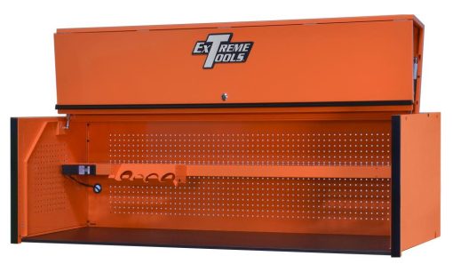 RX Series 72 In. x 30 In. Deep Hutch - Orange w/Black Handle, Power Tool Rack - Image 2