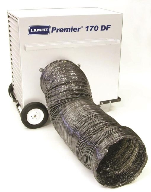 Premier® Enclosed flame Ductable Dual Fuel - LP/NG 170k BTU heater - Image 4