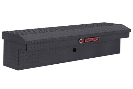Weather Guard 56" Low Profile Lo-Side Truck Tool Box Aluminum Gray
