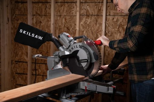 12 In. Worm Drive Dual Bevel Sliding Miter Saw - Image 11