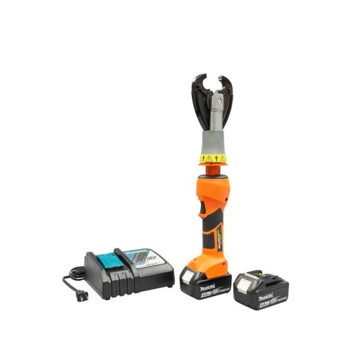 Greenlee Insulated In-Line Indent Crimper 6 Ton, with CJD3 Head, Batteries and 120V Charger