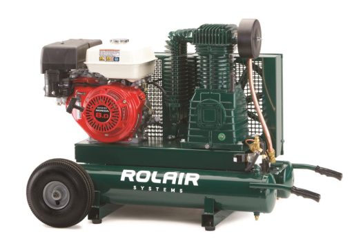 9HP (270cc) Honda, 20.1 CFM@90PSI, 9 Gall Twin Tank Compressor
