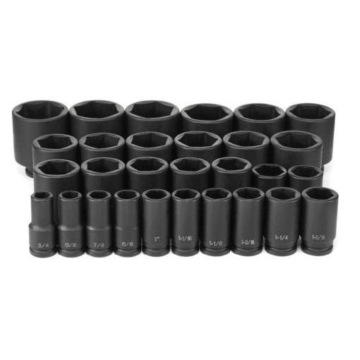 3/4 In. Drive Deep Length Impact Set