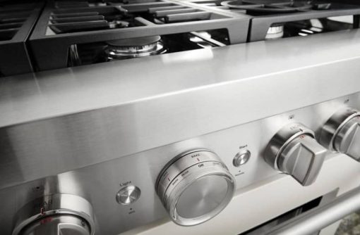 KitchenAid 36" Milkshake Smart Commercial-Style Gas Range With 6 Burners - Image 6
