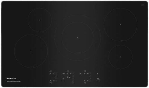 KitchenAid 36" Stainless Steel 5-Element Sensor Induction Cooktop