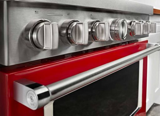 KitchenAid 36" Passion Red Smart Commercial-Style Gas Range With 6 Burners - Image 6